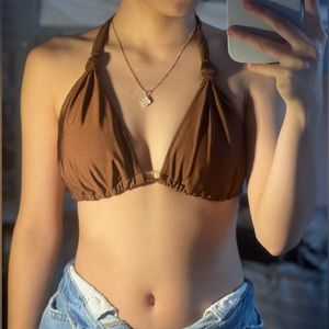 Brown Tankini Top